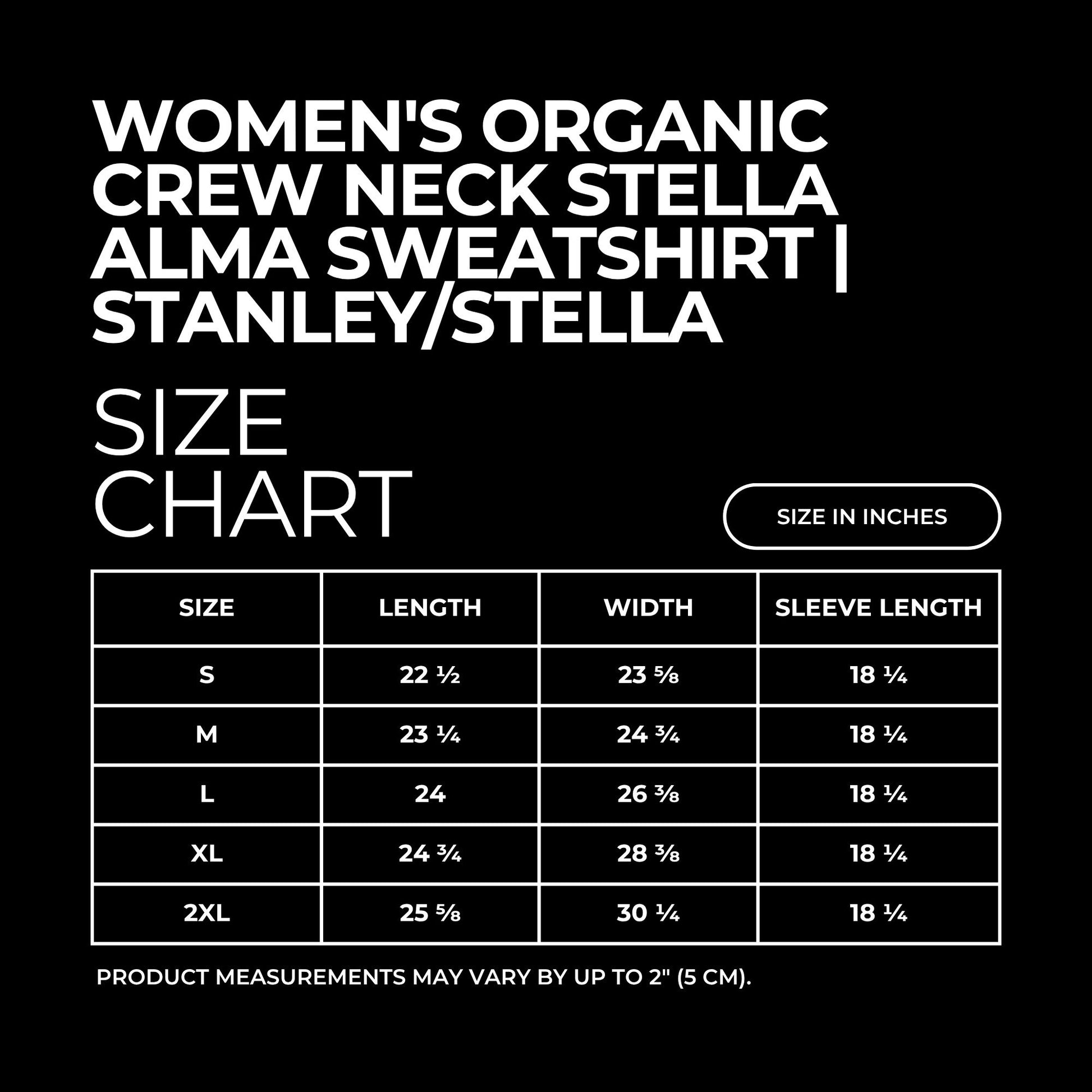 Woman of a Certain Rage Organic Crew Neck Sweatshirt by Spinsterly Co in black with bold feminist lettering